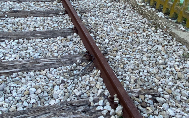 L'ex tracciato ferroviario a San Vito Marina